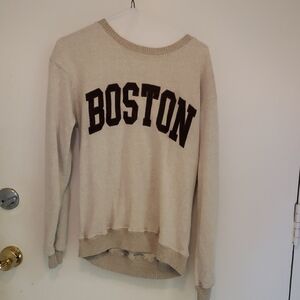 Boston Beige Sweatshirt